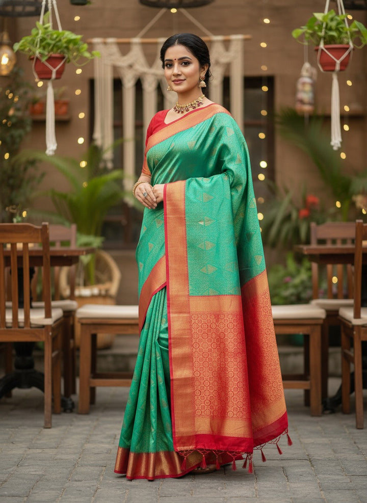 REKHA SWAROVSKI WORK KATPADAR SAREE