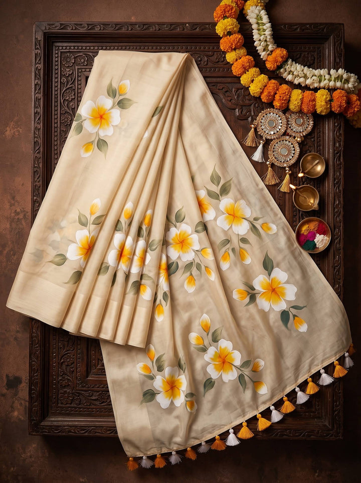 MUL COTTON BREEZE PEACH SAREE