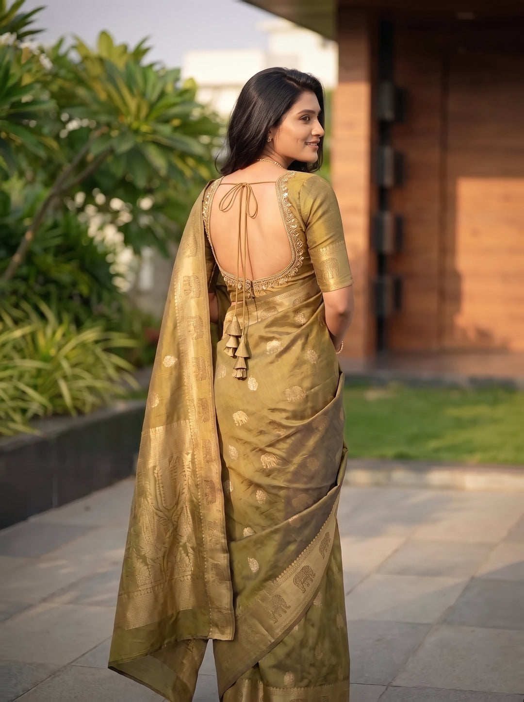 Ganga Pallu Silk Saree