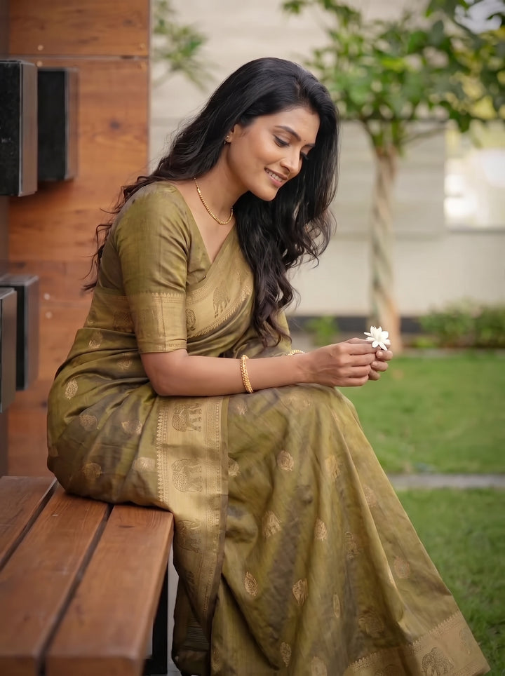 Ganga Pallu Silk Saree