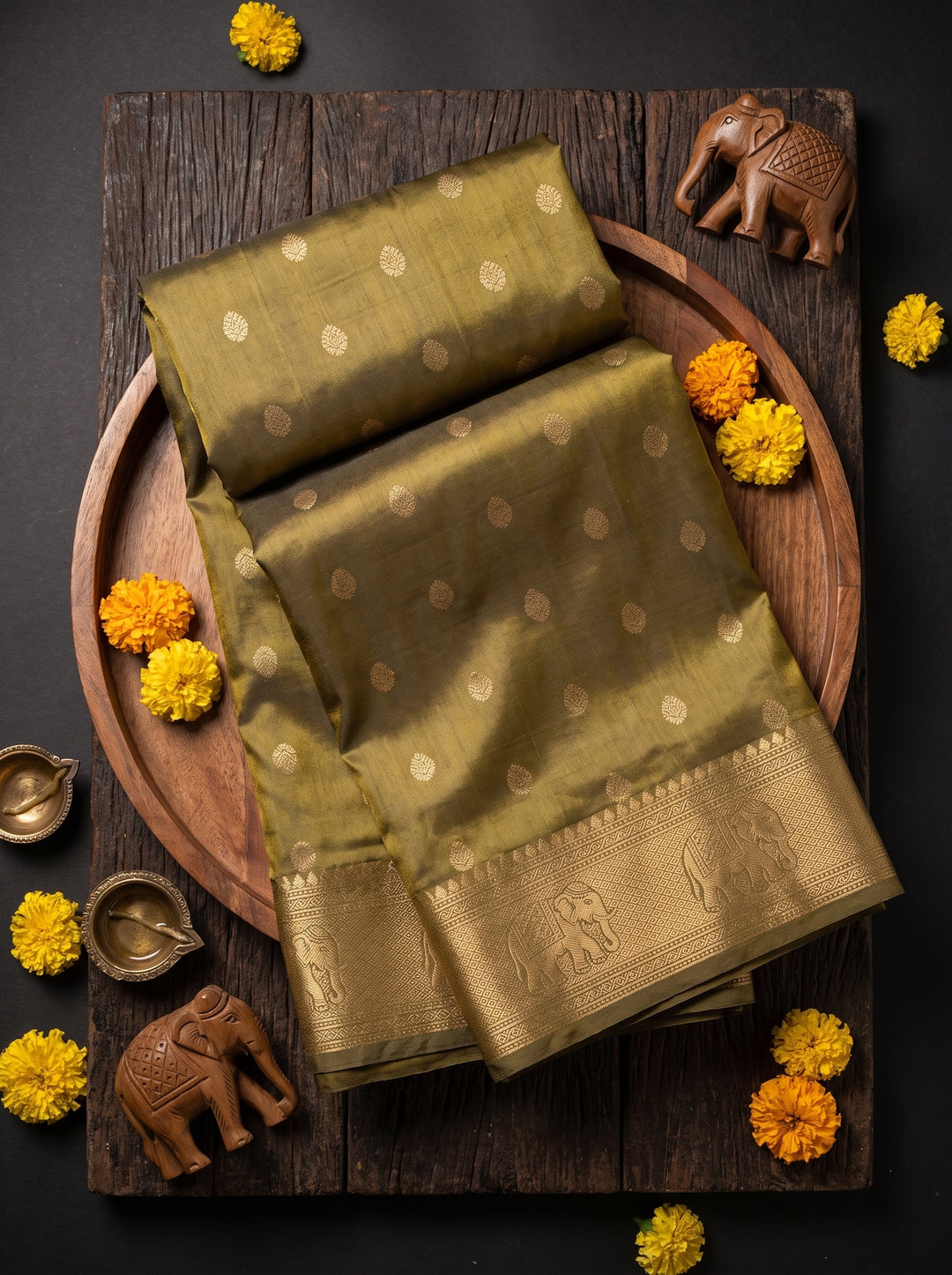 Ganga Pallu Silk Saree