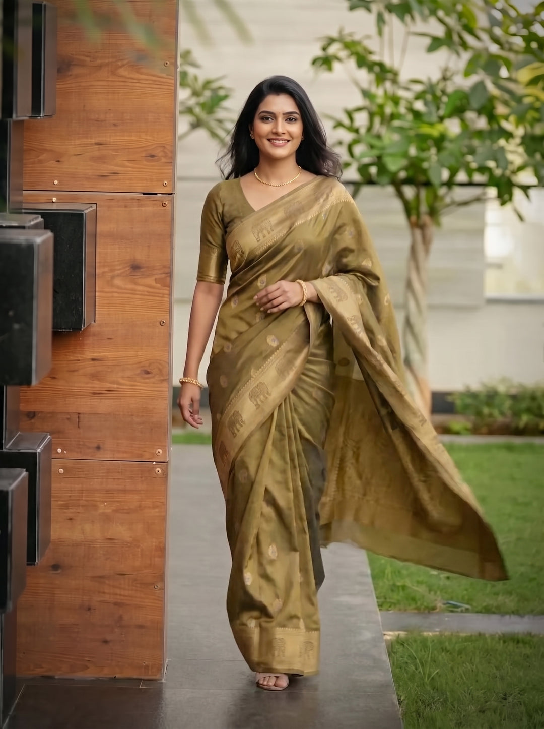 Ganga Pallu Silk Saree