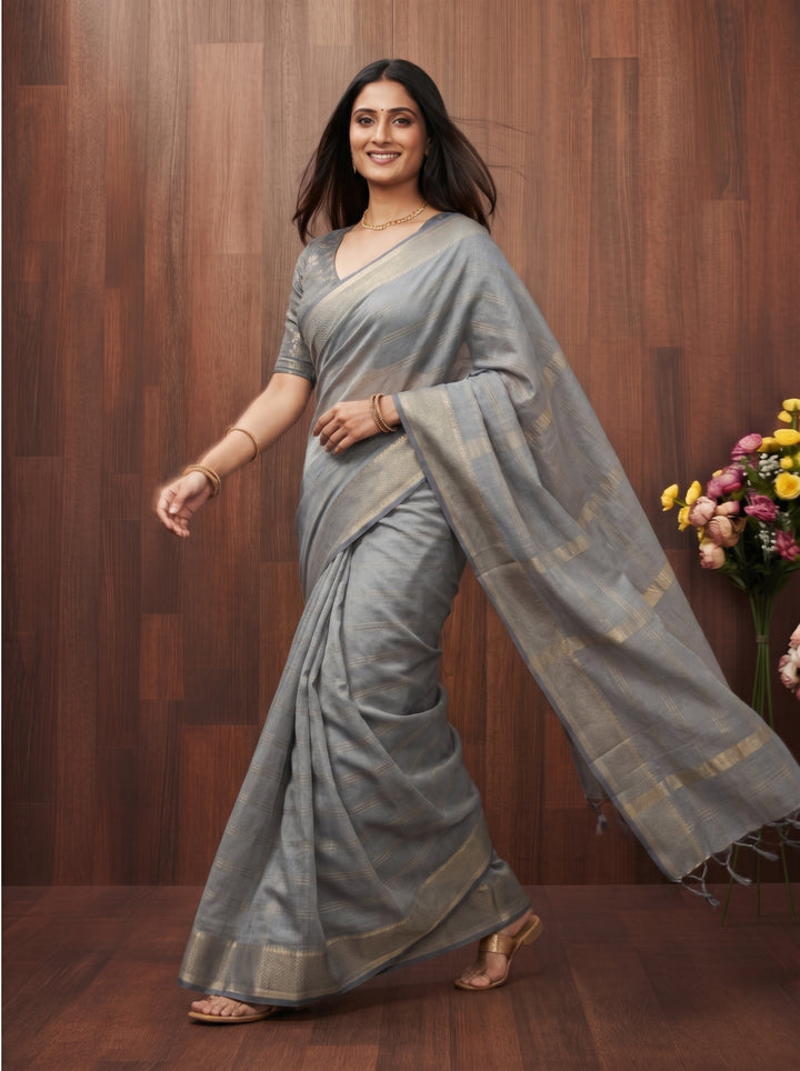Checks Khatli Saree