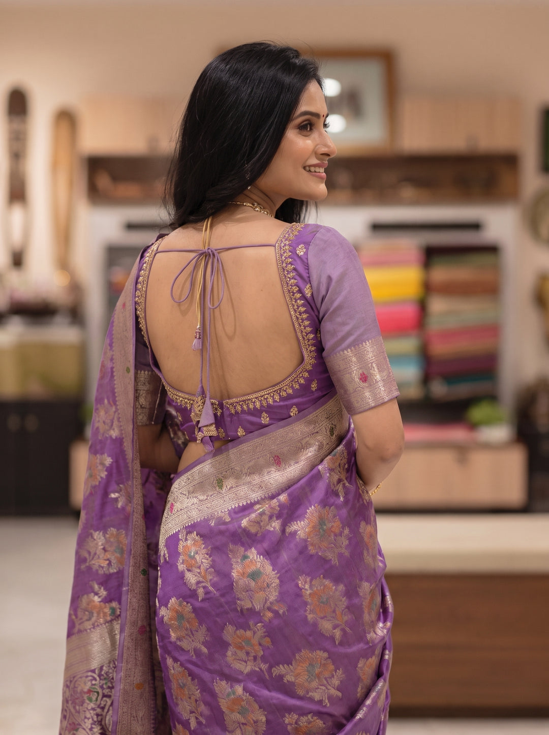 Kundan Saree
