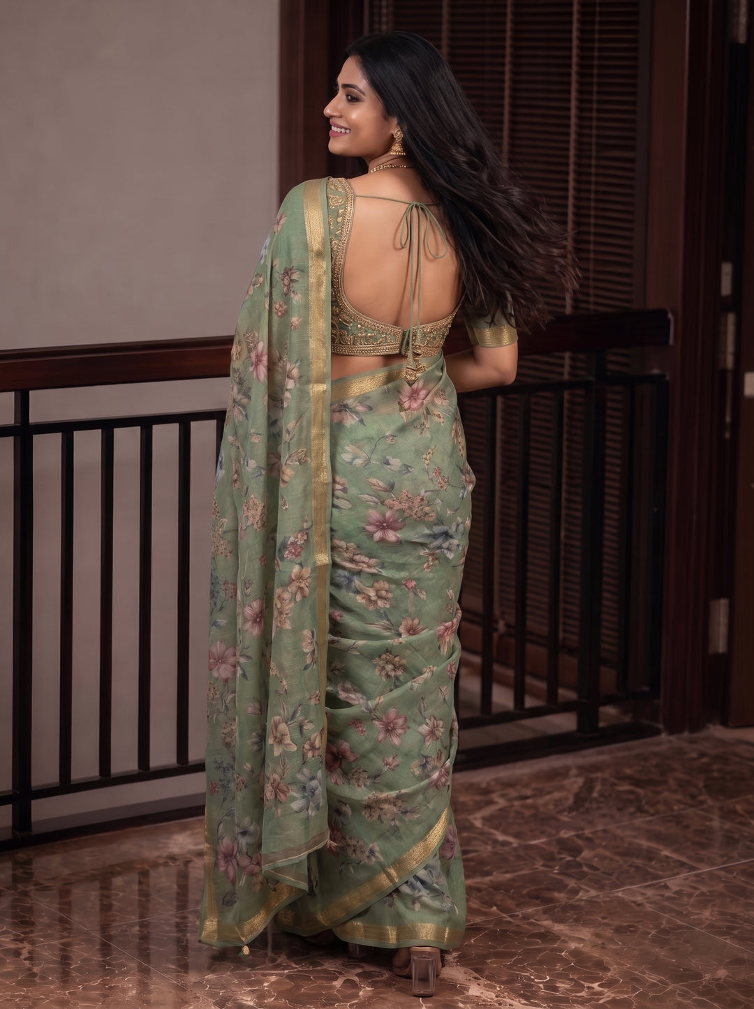 Pulm Silk Saree