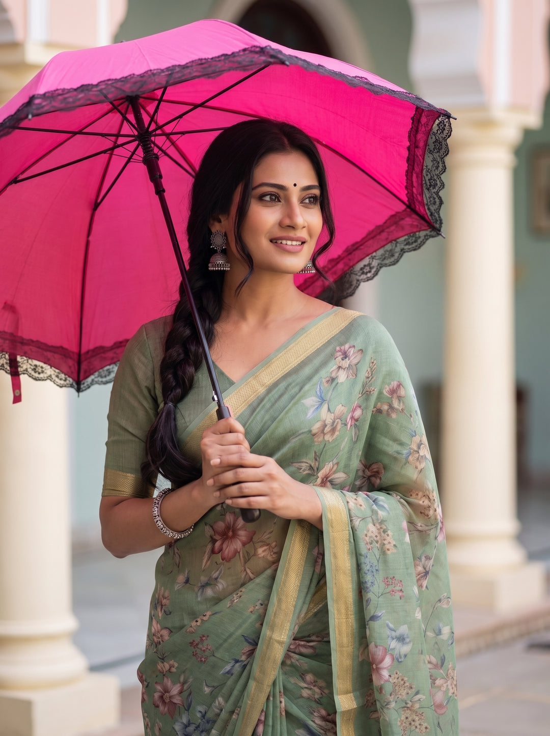 Pulm Silk Saree