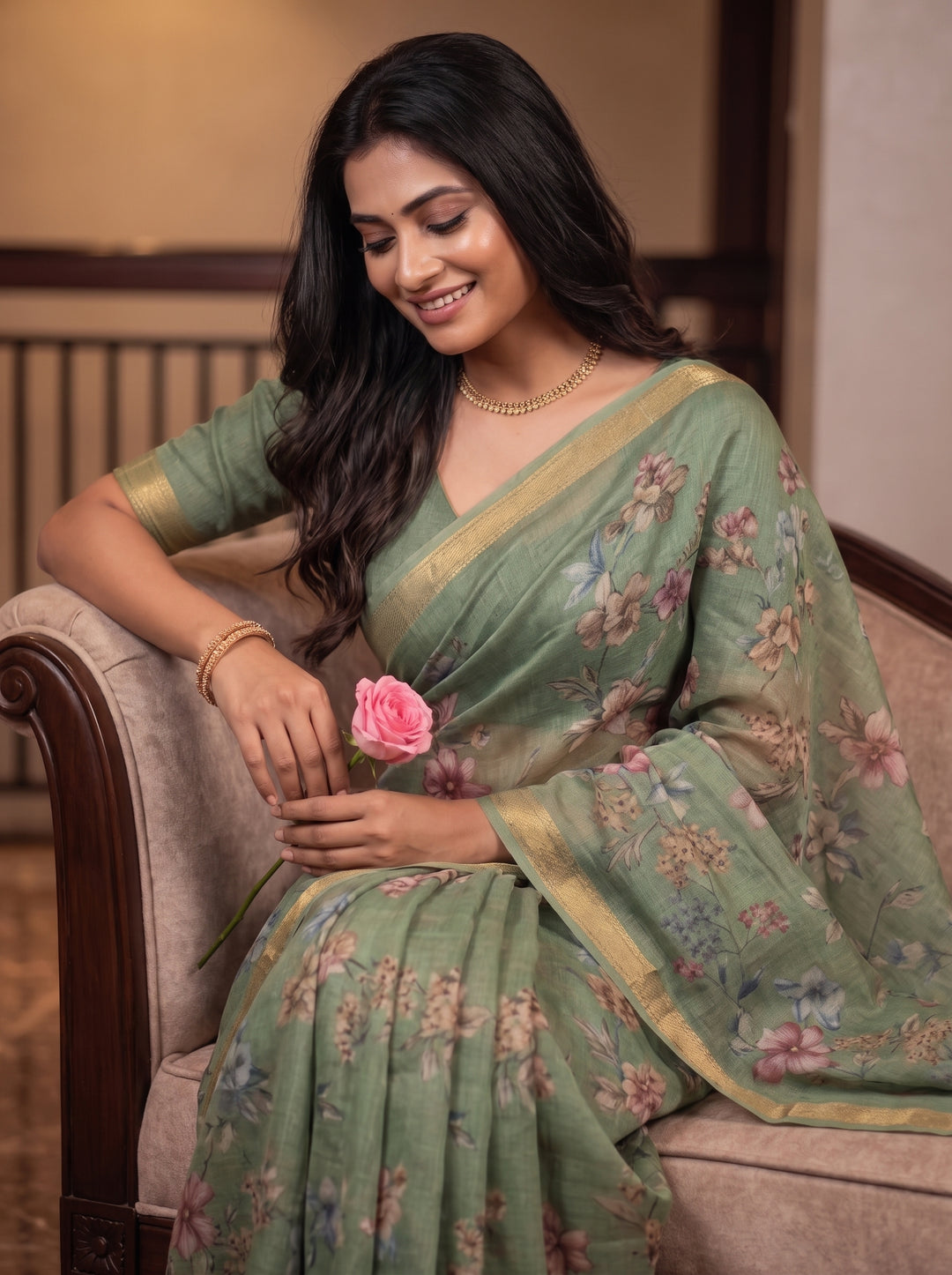 Pulm Silk Saree