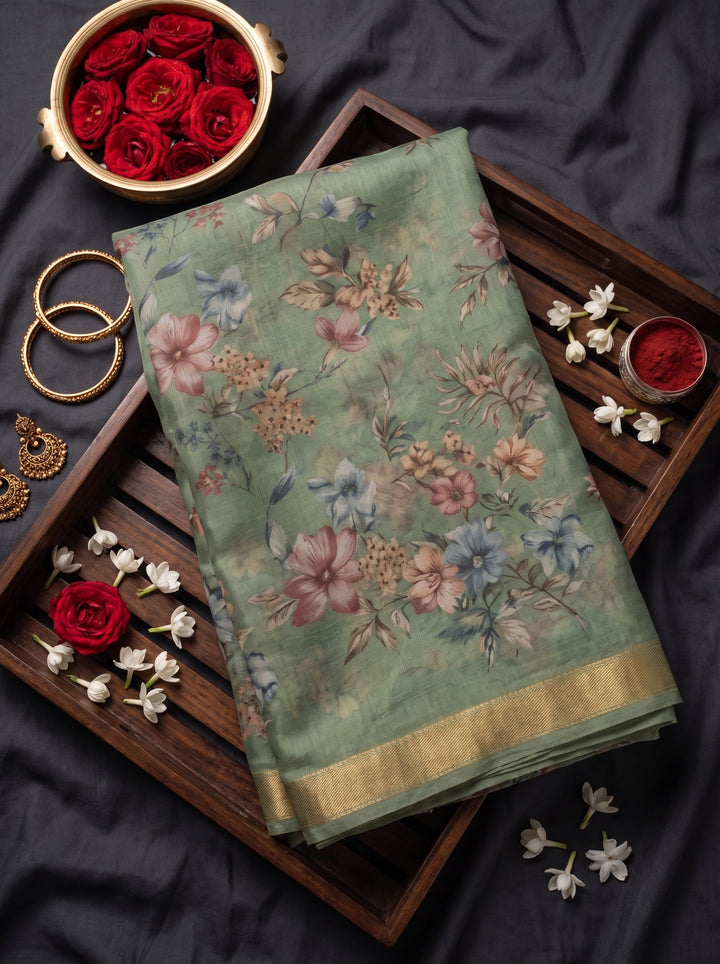 Pulm Silk Saree