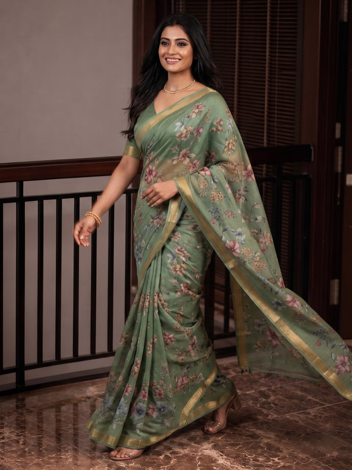 Pulm Silk Saree