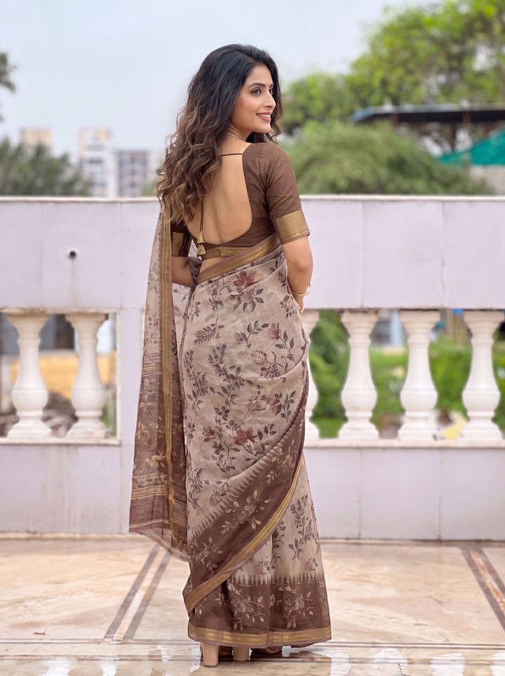 Pulm Silk Saree