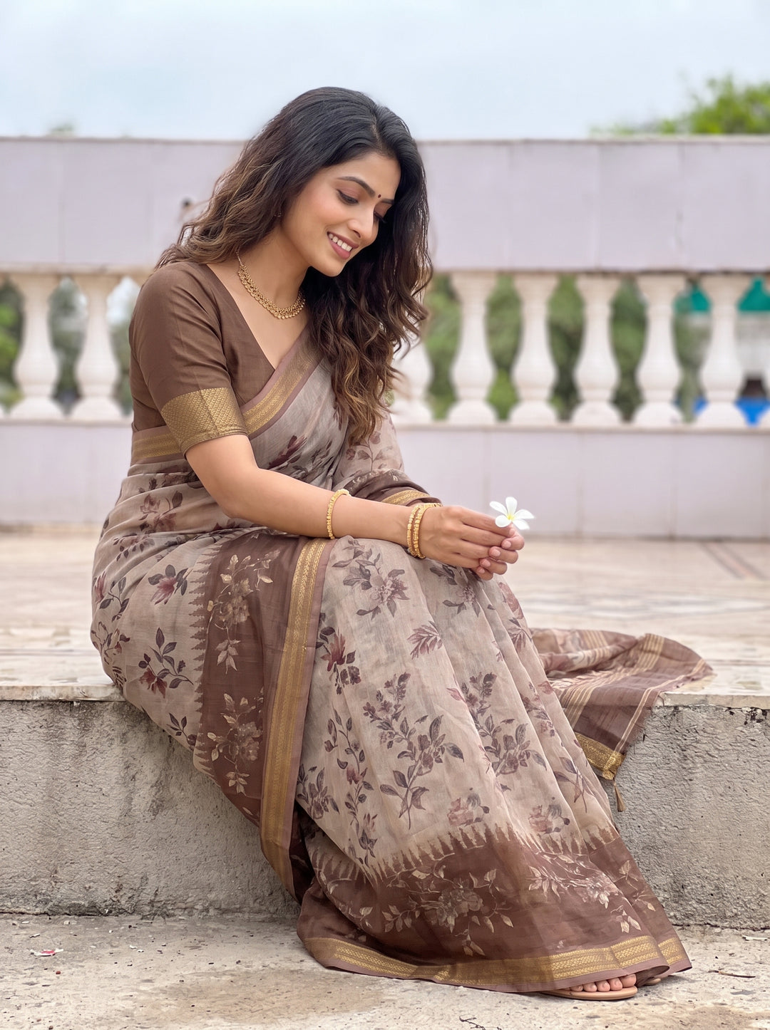 Pulm Silk Saree