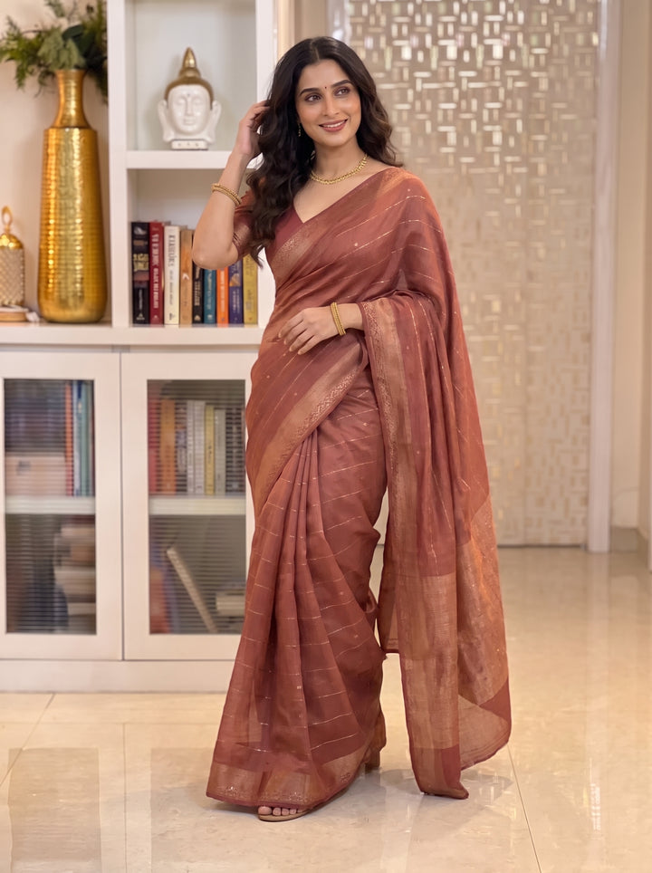Swarovski Work Saree