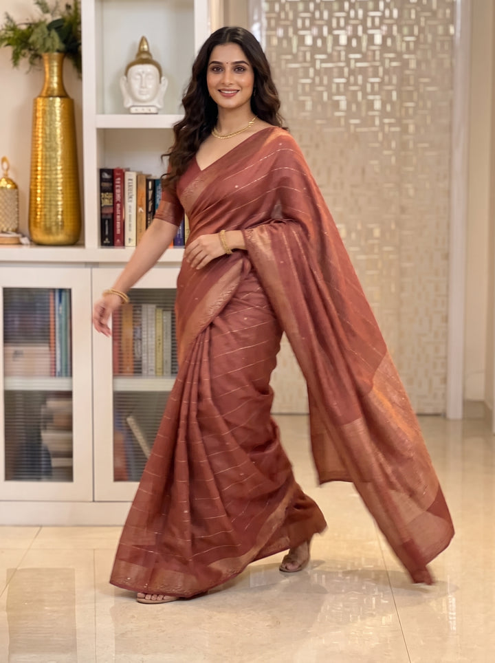 Swarovski Work Saree