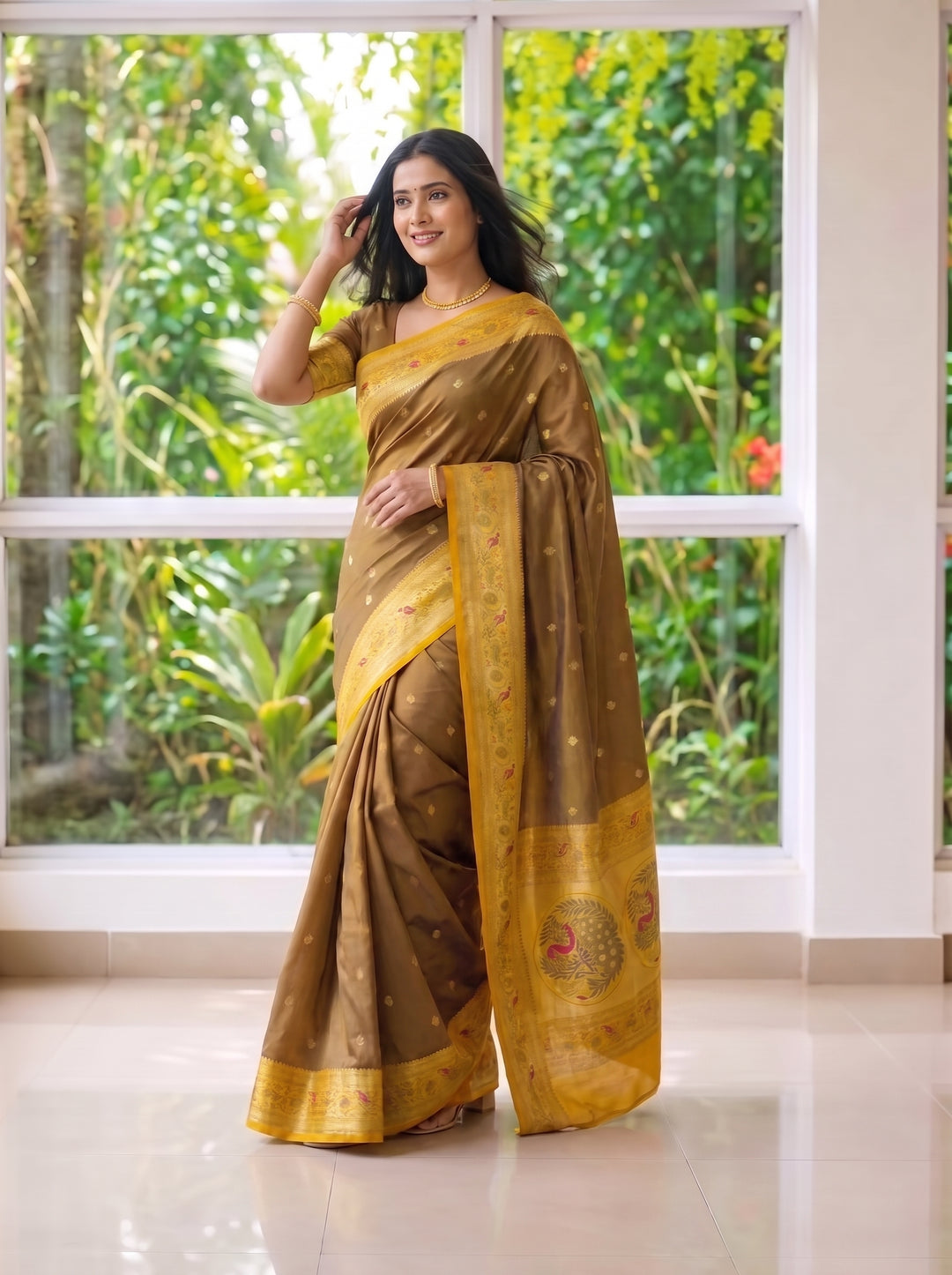 Rajhani Silk Sparking Flower Saree