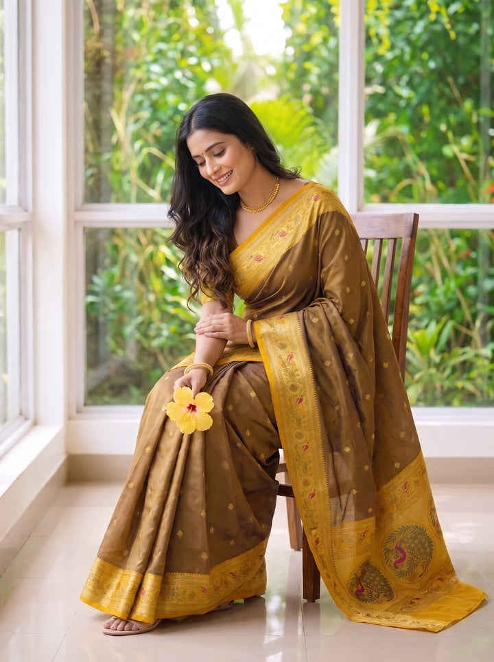 Rajhani Silk Sparking Flower Saree