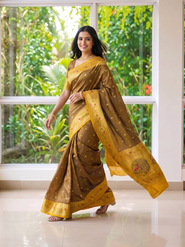 Rajhani Silk Sparking Flower Saree