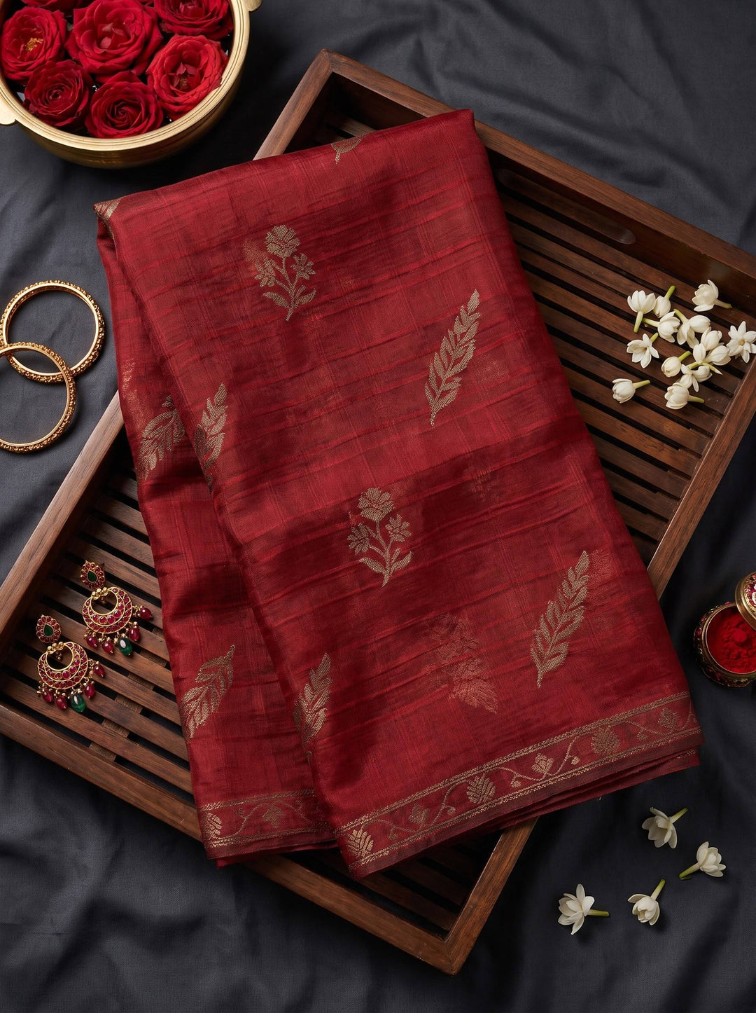 Peony Pop Saree