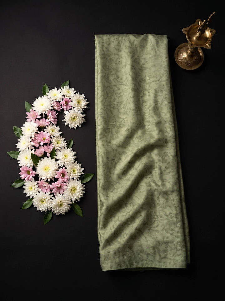 CRUSH TRENDING LIGHT GREEN SAREE