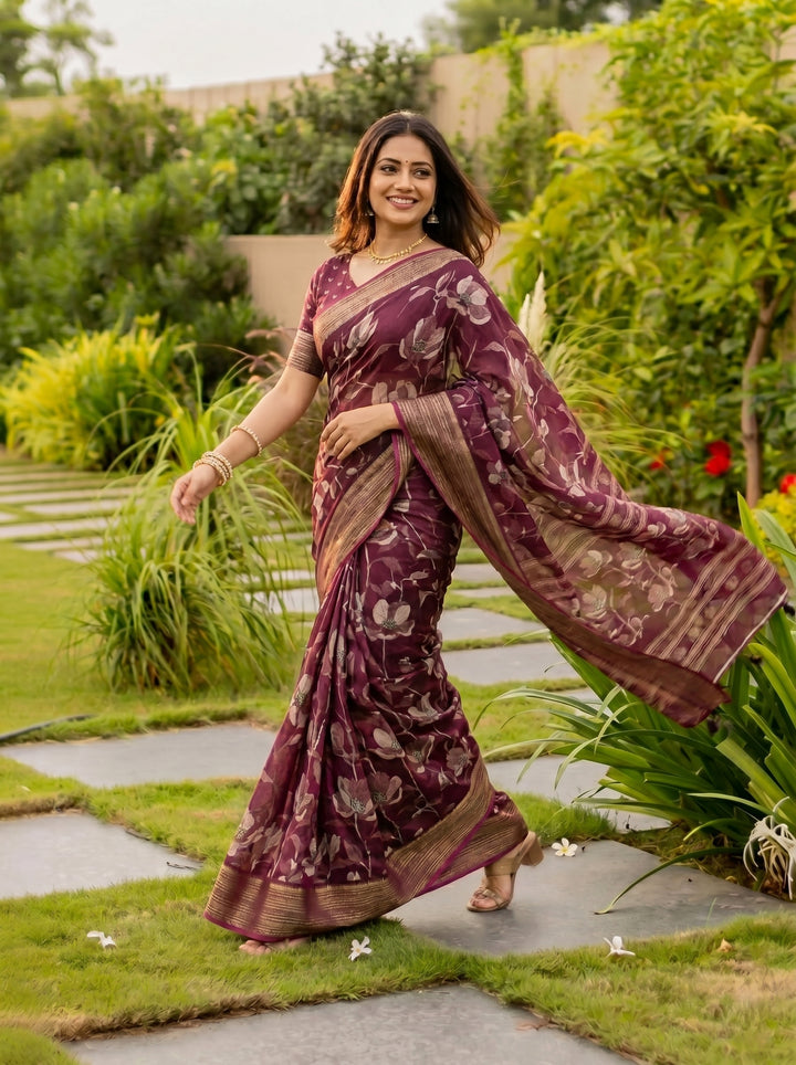 Ink & Elegance Saree
