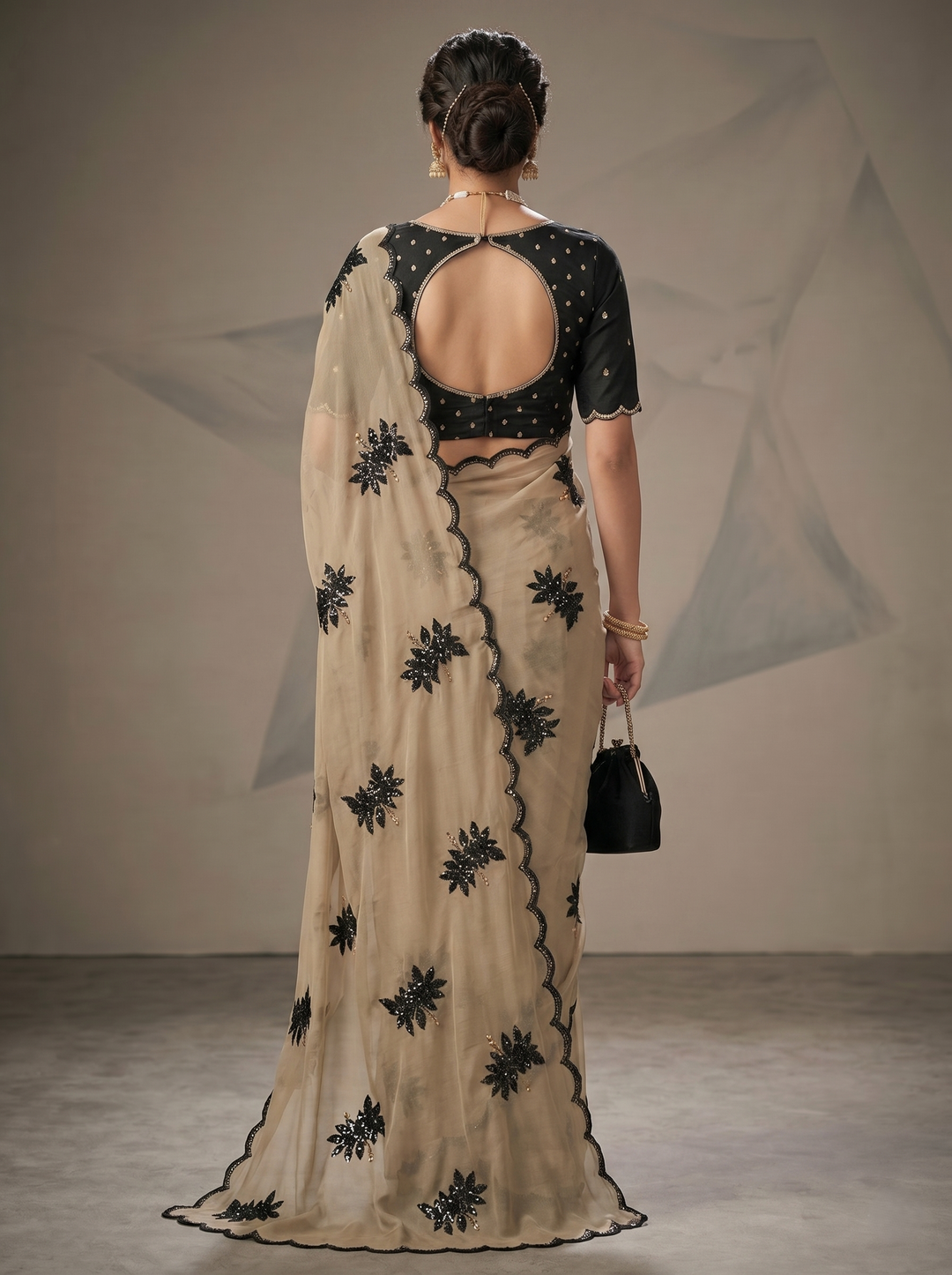 Golden Grace Saree