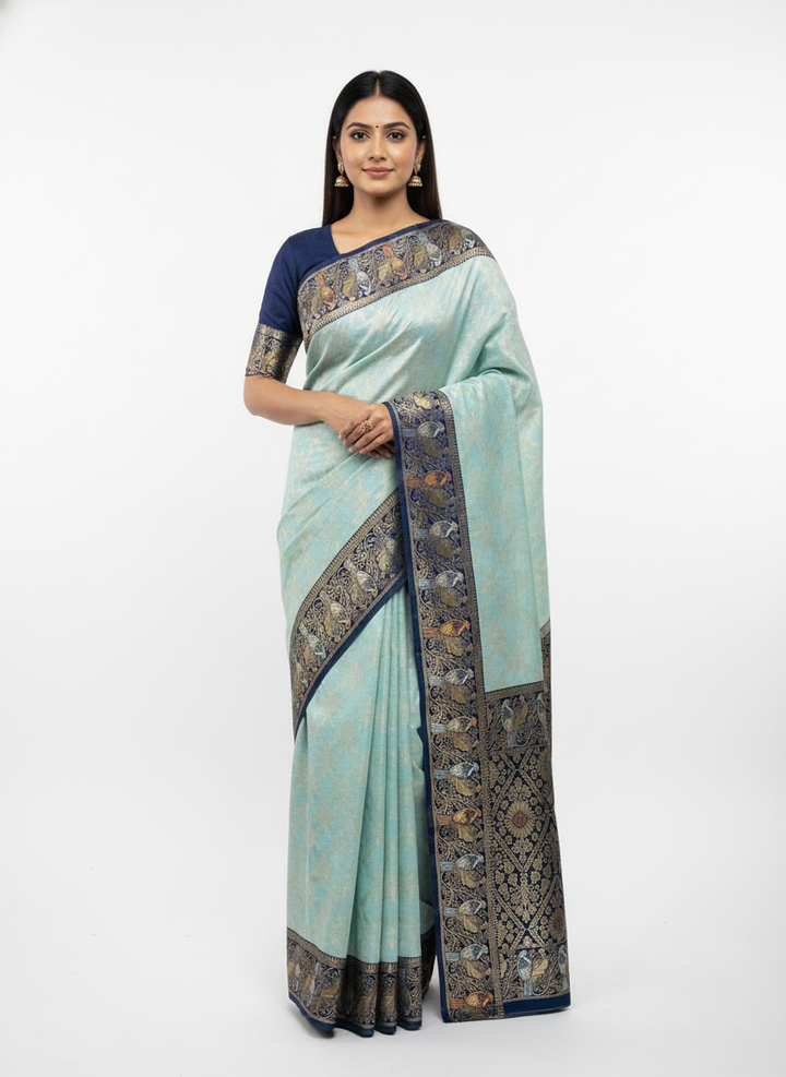 EKLAVYA TUSSLES COTTON TISSUE