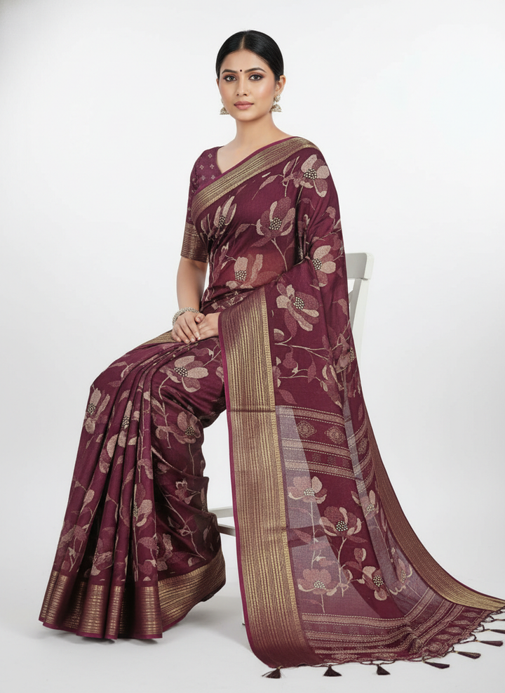 Ink & Elegance Saree