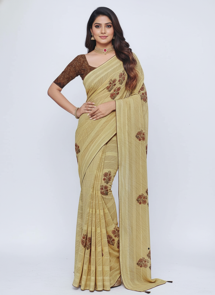 KALAM KARI PRINTED SAREE