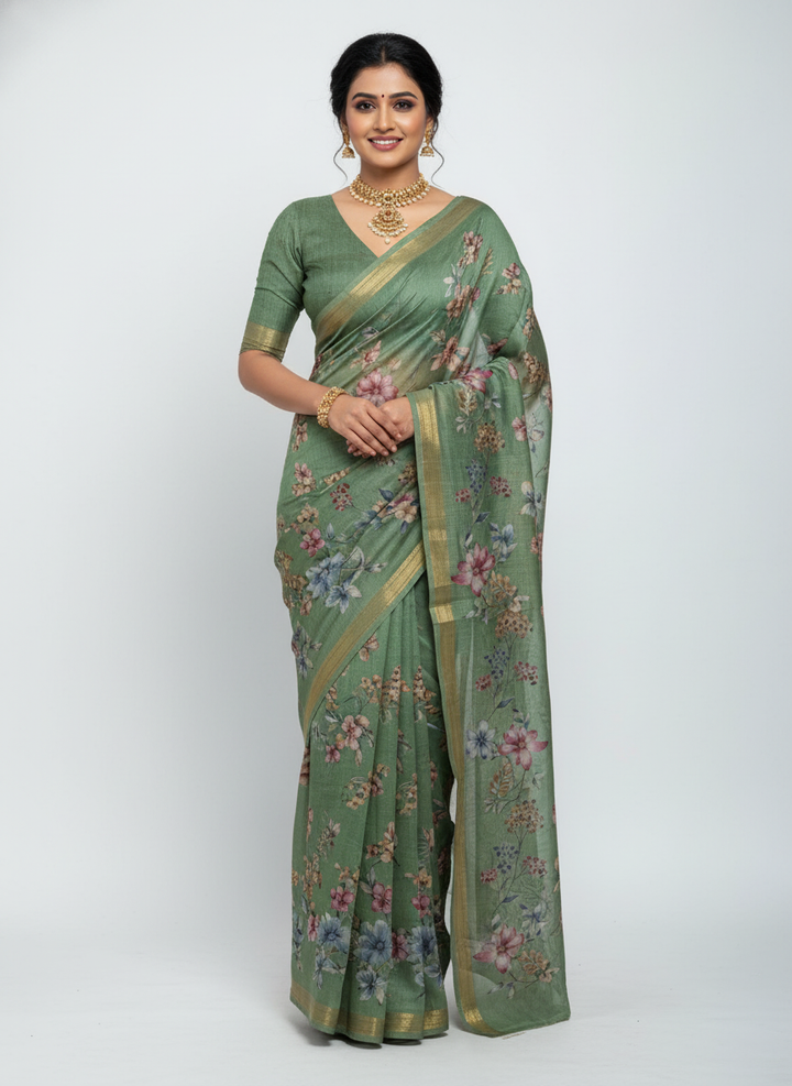 Pulm Silk Saree