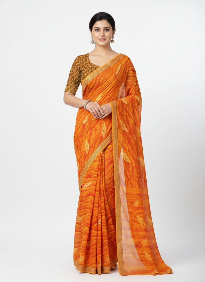Peony Pop Saree