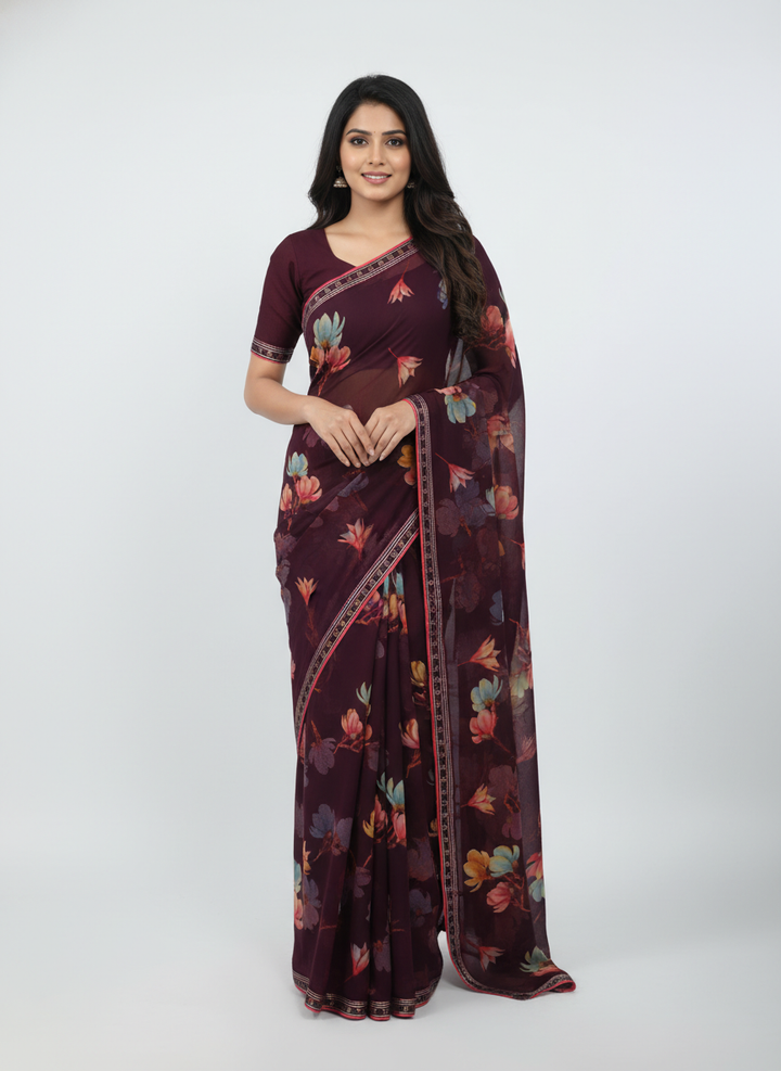 Ocean Breeze Saree