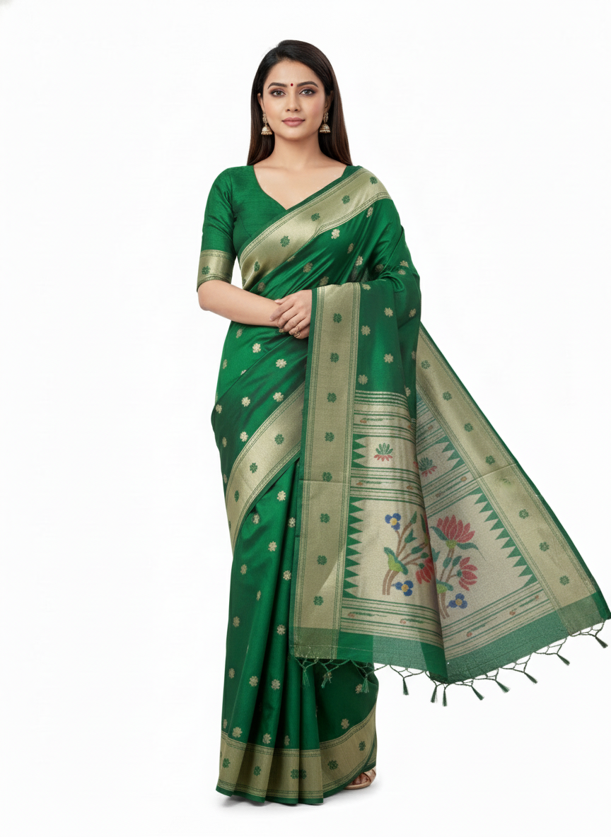 Rajhani Silk Lotus Saree