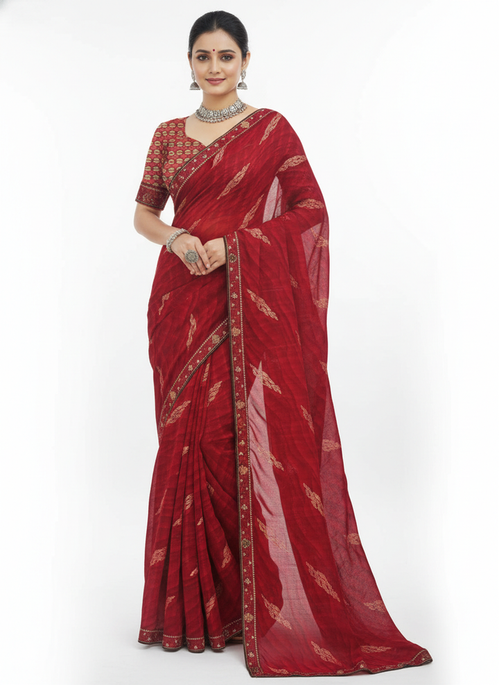 Peony Pop Saree