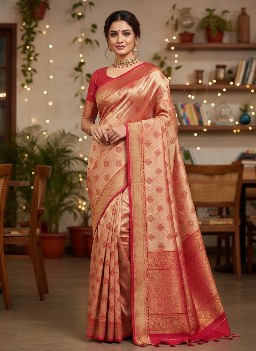 GANAPATI SWAROVSKI SOUTH INDIAN SAREE