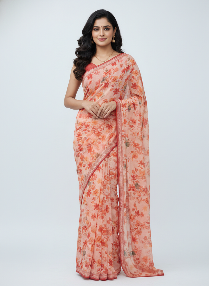 Serene Silhouettes Saree