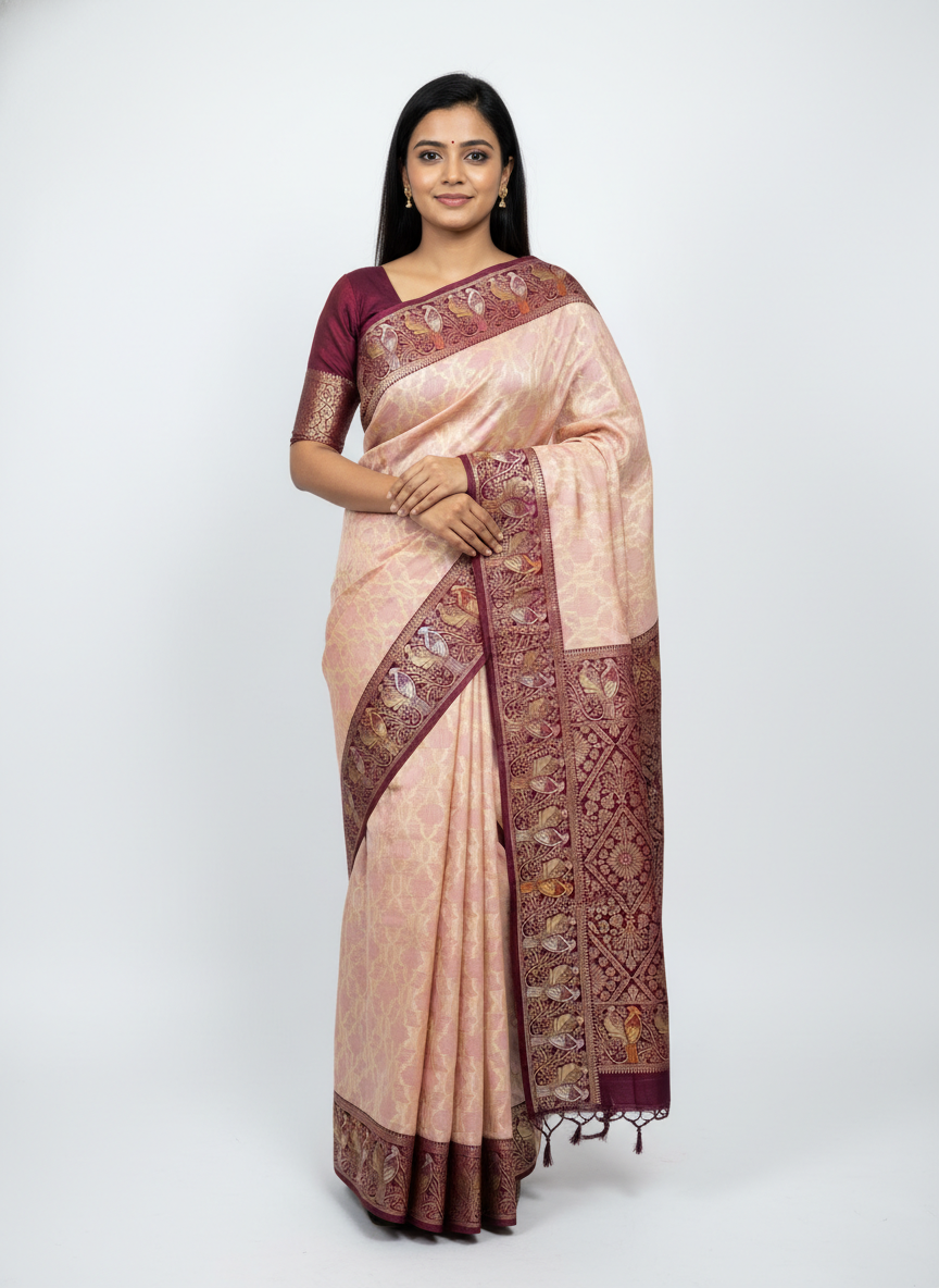 EKLAVYA TUSSLES COTTON TISSUE