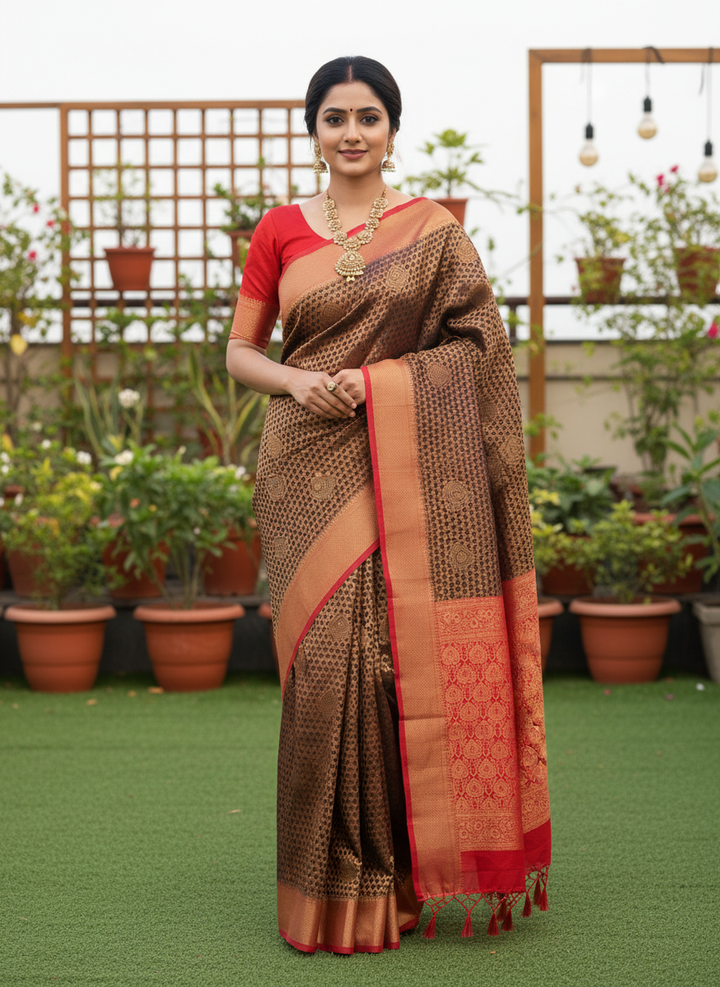REKHA SWAROVSKI KATPADAR SAREE 9922