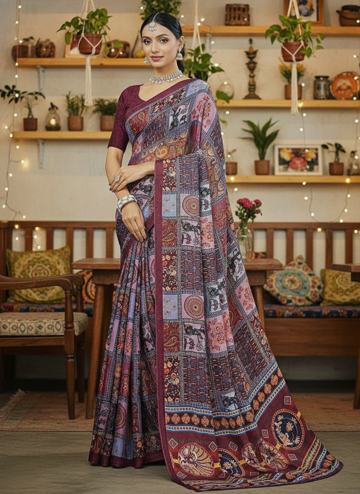 SHISH PRINTED SAREE