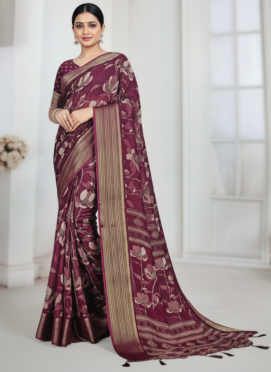 Ink & Elegance Saree