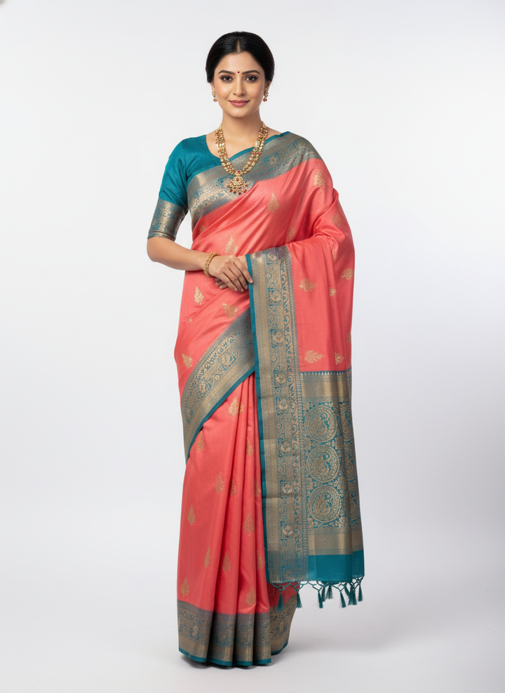 GANAGA SWAROVSKI KATPADAR SAREE