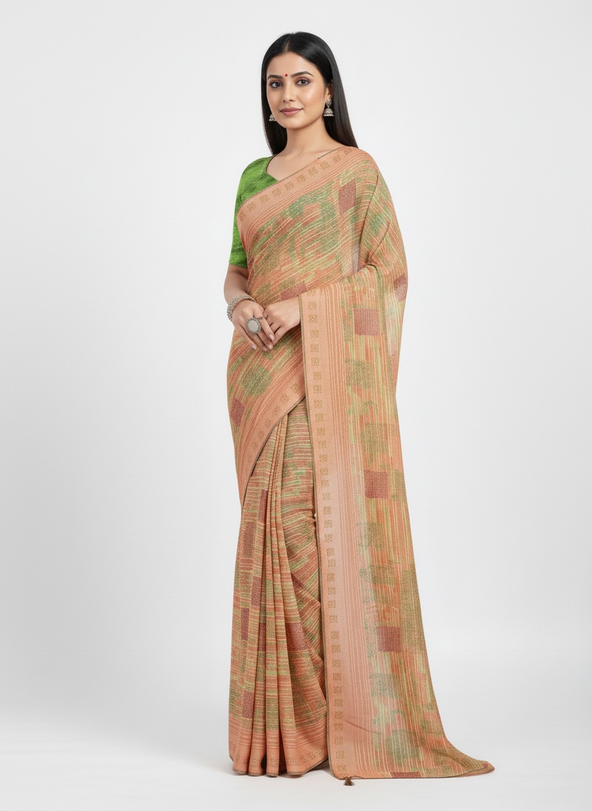Vivid Vastra Printed Daily Wear