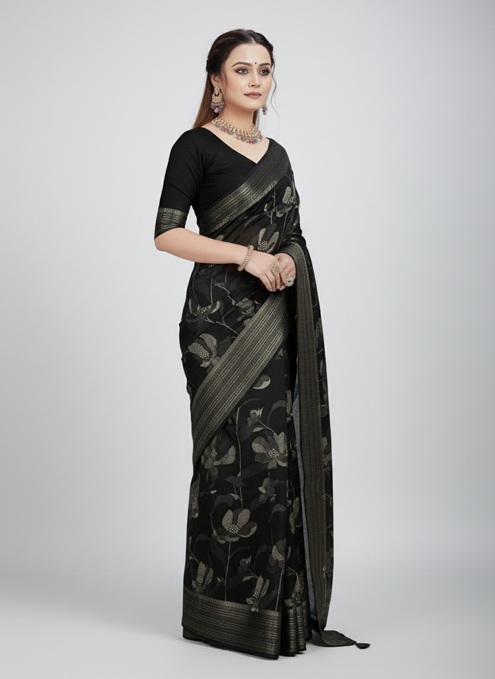 Ink & Elegance Saree