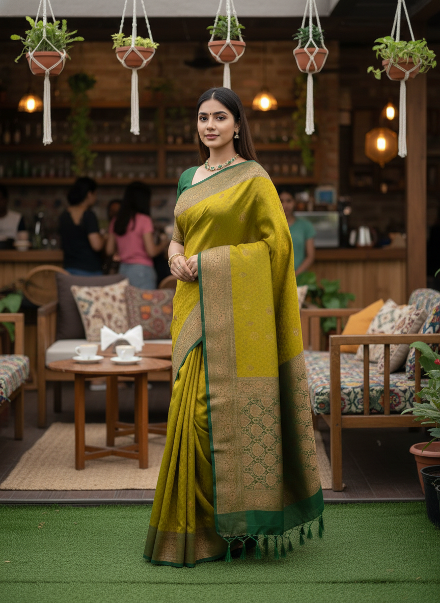 REKHA SWAROVSKI KATPADAR SAREE 9922