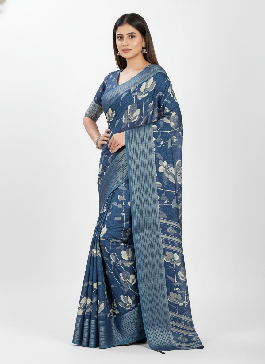 Ink & Elegance Saree