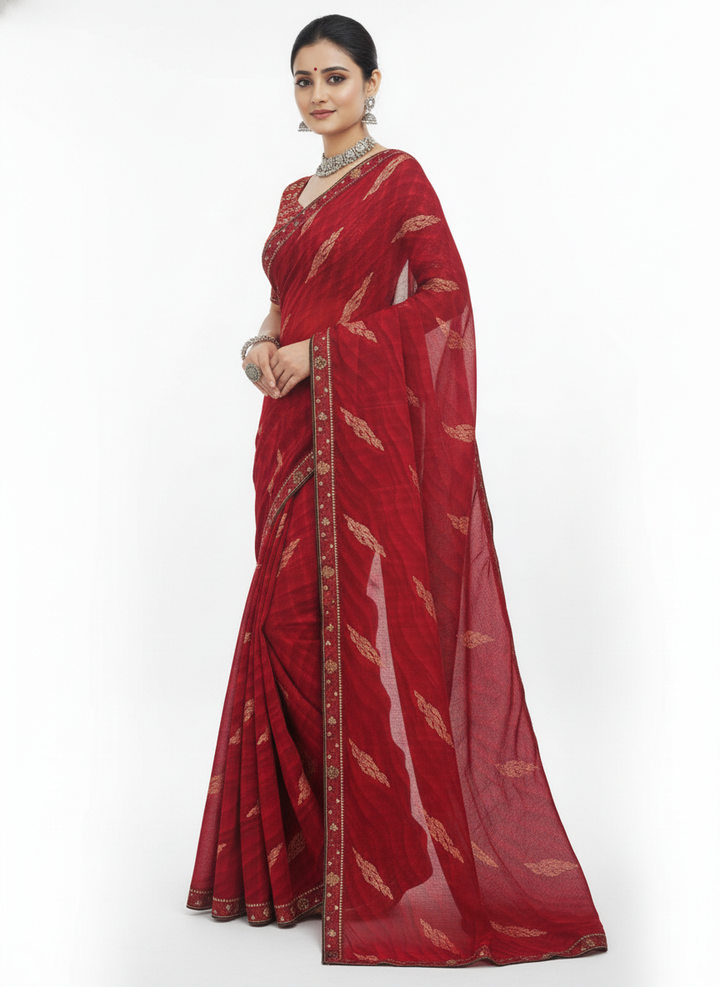 Peony Pop Saree