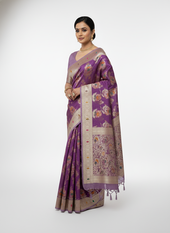 Kundan Saree