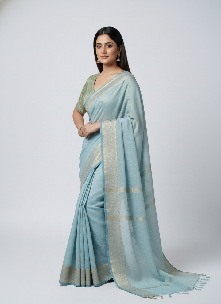 Checks Khatli Saree