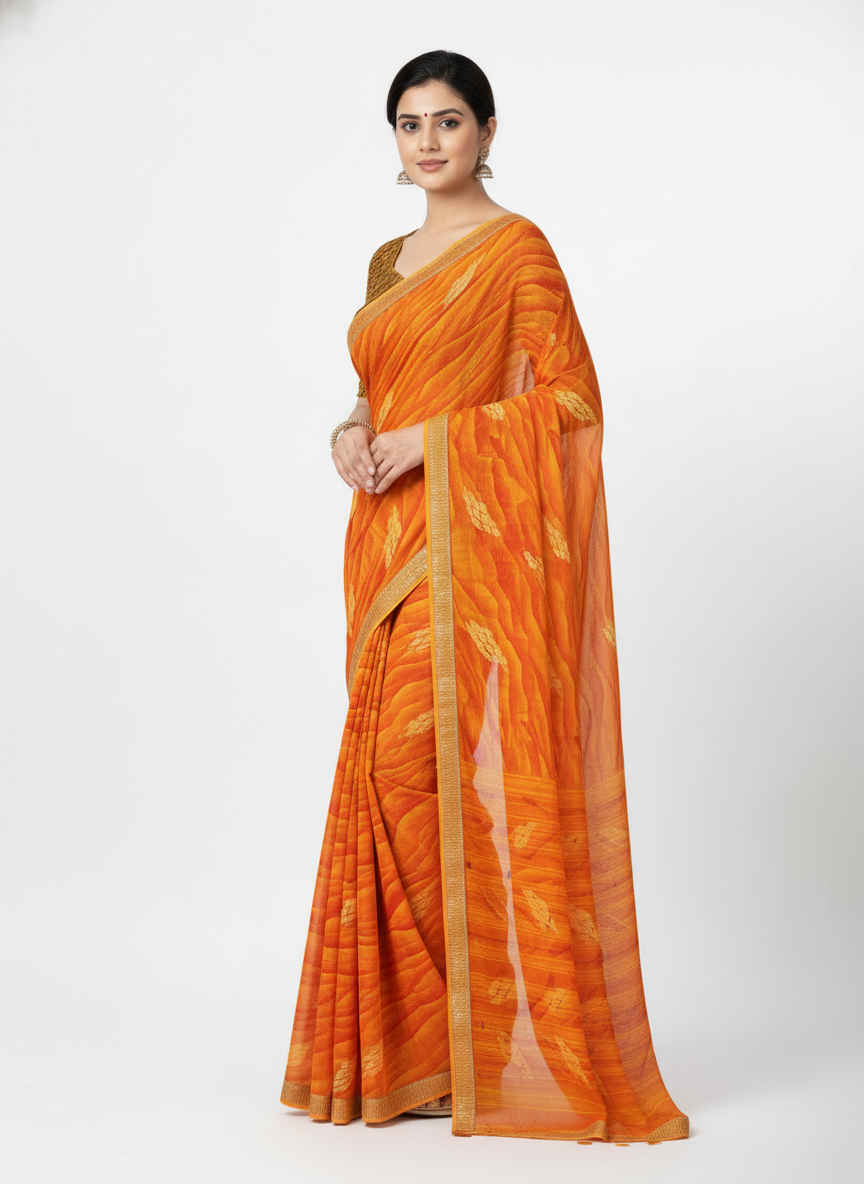 Peony Pop Saree