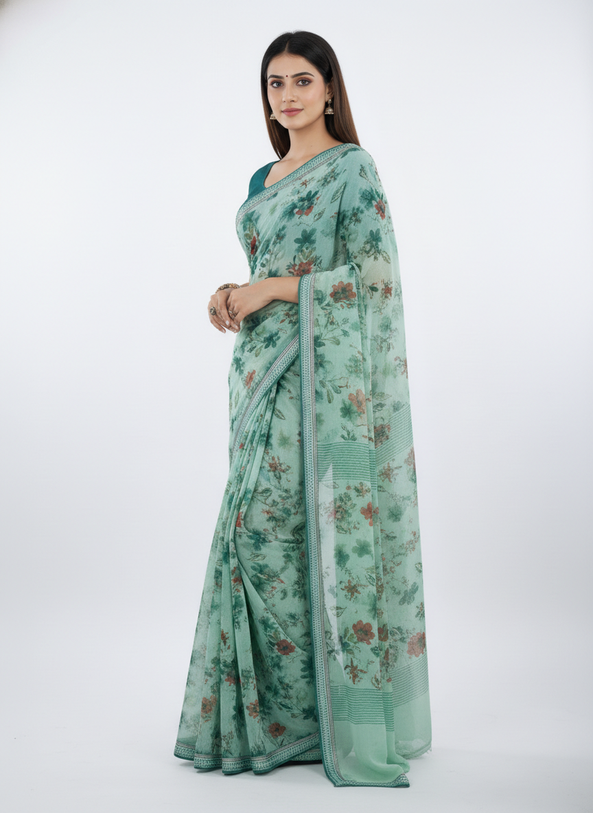 Serene Silhouettes Saree