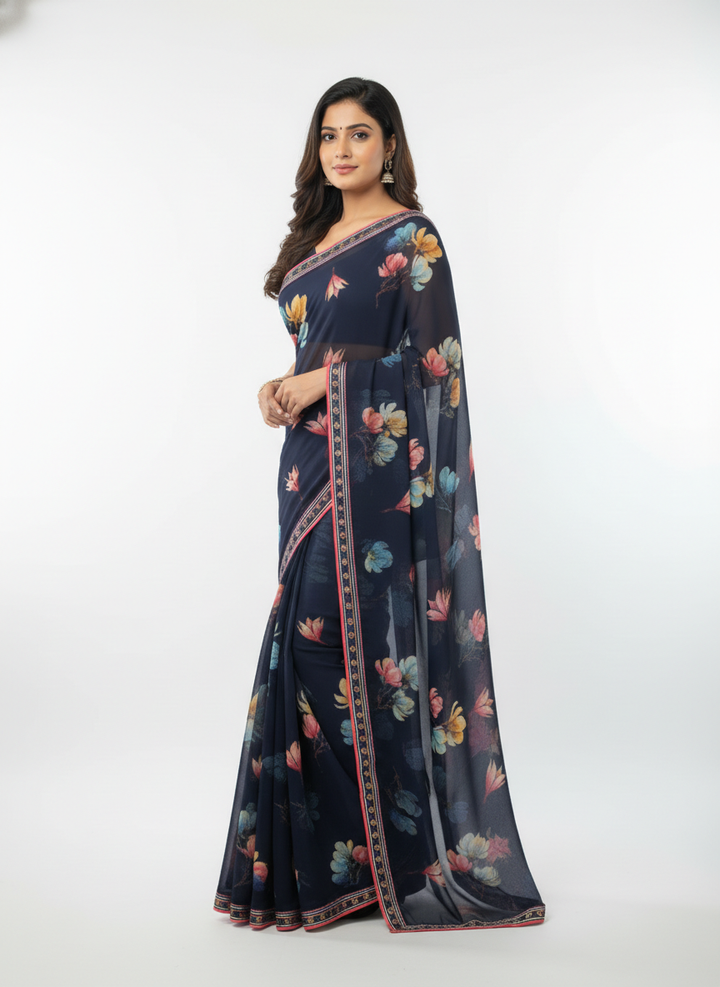 Ocean Breeze Saree