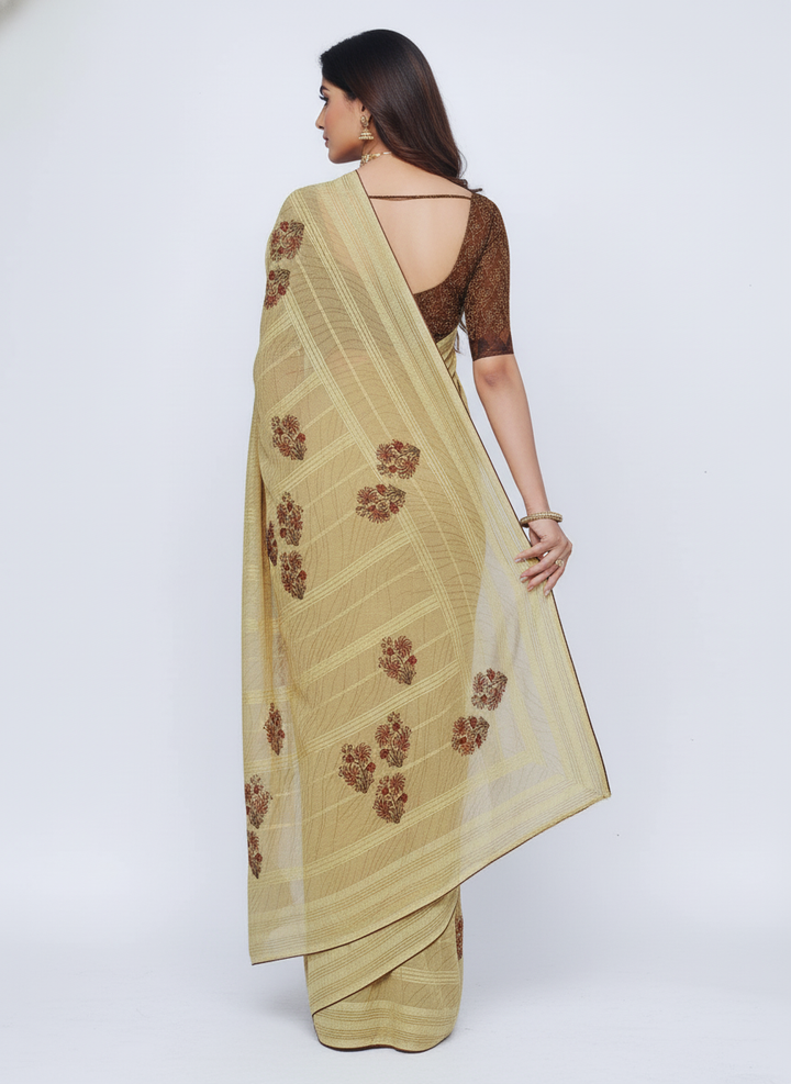 KALAM KARI PRINTED SAREE